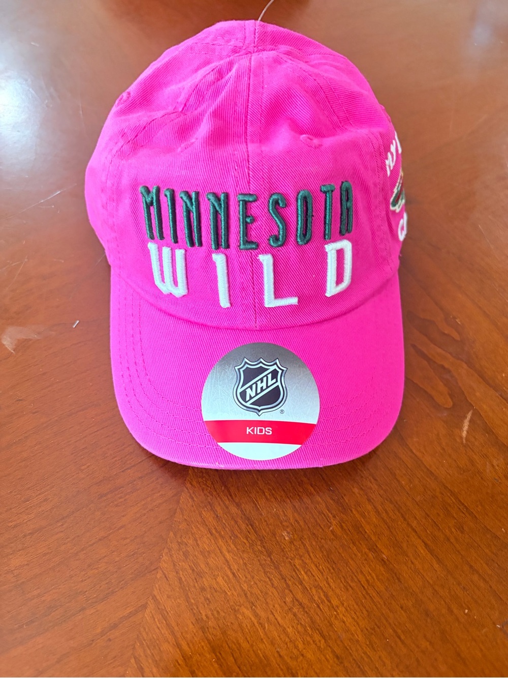 NHL Minnesota Wild Kids Pink Hat
